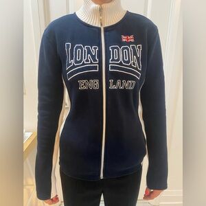 Navy and White London Jacket